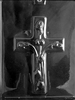 Medium Cross with Flowers Mold