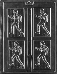 Male Jogger Chocolate Mold