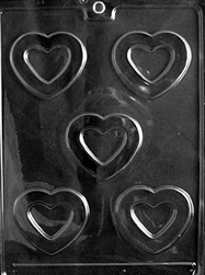 Hollow Hearts Chocolate Mold