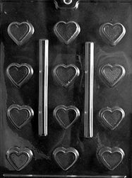 Bite Size Heart Chocolate Mold wedding valentine anniversary sweetest day