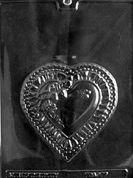 Heart Plaque Chocolate Mold