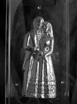 3D Jumbo 10" Bride & Groom Chocolate Mold Front wedding anniversary