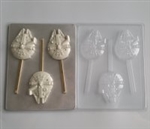 Millenial Falcon Lollipop Chocolate Mold - CCCHAR007