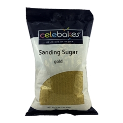 Gold Sanding Sugar 16 Ounce Bag Pound 7500-783001 wedding anniversary
