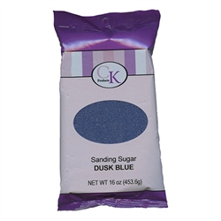 Dusk Blue Sanding Sugar - 16 Ounce Bag