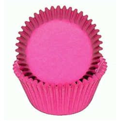 Pink Round Baking Cups Valentine cancer awareness girl