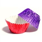 1/2 Ounce Pink & Purple Foil Candy Cups