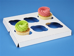 10" x 10" White Cupcake Insert