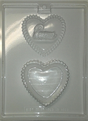 Heart with Swan Pour Box Mold