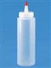 8 Ounce Plastic Squeezable Cylinder Bottle