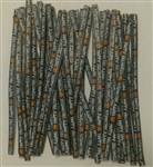 4" Halloween Paper Twist Ties - 50 Pack