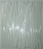 4" White Metallic Twist Ties - 50 Pack