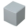 Small Silver Lustre Truffle Box- 5 Pack