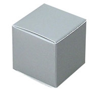 Small Silver Lustre Truffle Box- 5 Pack