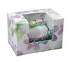 Quarter Pound Watercolor Daisy Window Candy Boxes