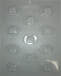 Small Cottage Mint Chocolate Mold house warming camping