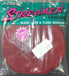 Red Crepe Streamer