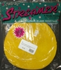 Yellow Crepe Streamer