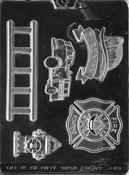 Firefighter Kit Chocolate Mold fireman