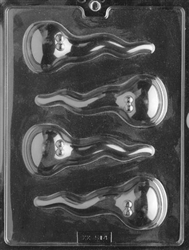 5" Happy Sperm Chocolate Mold