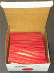 4" Red Paper Twist Ties - 2000 Pack