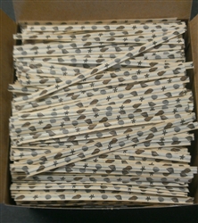 4" Sea Shell Paper Twist Ties - 2,000 Pack