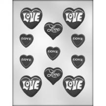 Hearts with Love Assortment Mold