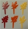 Autumn Leaves Cupcake Picks