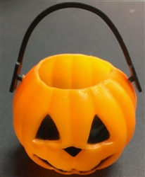 3" Jack O Lantern Basket Decoration