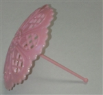 Pink Parasol Cake Topper