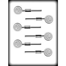 Smiley Face Sucker Hard Candy Mold 8H-9824