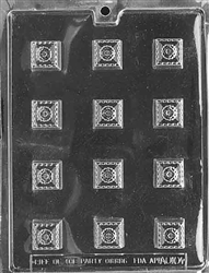 Fancy Squares Chocolate Mold