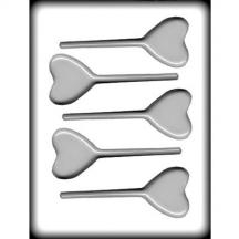 2-1/8" Heart Sucker Hard Candy Mold