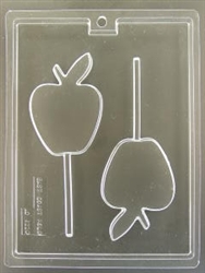 Apple Pop chocolate Mold sucker 60AO-1220 teacher fruit doctor