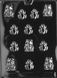 Frogs Chocolate Candy Mold