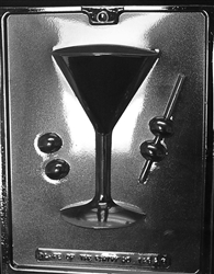 Martini Glass Chocolate Mold - Side 1 of 2