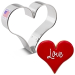 2-3/4" Heart Shaped Cookie Cutter Valentine wedding anniversary