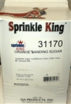 Orange Sanding Sugar - 8 Pound Bag