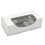 One Pound White Window Cookie Box