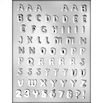Letters and Numbers Chocolate Mold (90-14241)