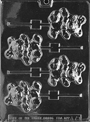 Teddy Bear Lollipop Chocolate candy Mold