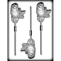 Long Stem Rose Sucker Hard Candy Mold