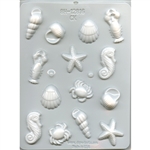 1-1/4" - 2" Sea Creatures Hard Candy Mold