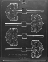 "Sweet 16" on Tiara Lolly Chocolate Mold