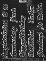 Generic Salutations Chocolate Mold