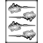 3-1/2" Santa Sucker Hard Candy Mold