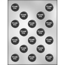 1" Thank You Mint Chocolate Mold