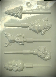 Christmas Assorted Sucker Hard Candy Mold