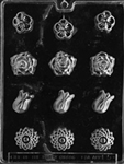 Assorted Flowers Chocolate Mold - LPF005