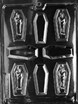 Coffin With Mummy Chocolate Mold Box